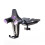 Adjustable Vehicle Compact Disc Slot Smartphone-Purp le red 1