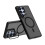 TPU Skin Case Protective Cover with Hide Kickstand for-Black 1