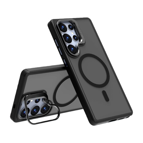 TPU Skin Case Protective Cover with Hide Kickstand for-Black