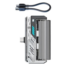 Portable Fast Charging Power Banks Double Port Power Banks-grey