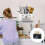 Decorative Wooden Silverware Holder With Sturdy Base To Keep-A 3