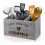 Decorative Wooden Silverware Holder With Sturdy Base To Keep-A 5
