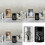 Multifunctional Miniature Cremation Urn Aluminum Pet-Black 3