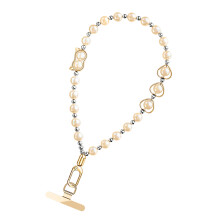 Double Safety Phone Lanyard Preventing Phone-Champagne Gold