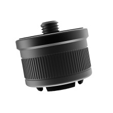 17mm Ball to 1/4Inch Male Thread Adapter for Tripods-Black
