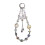 Elegant Crystal Beaded Bracelet Cellphone Strap Pendant-White 1