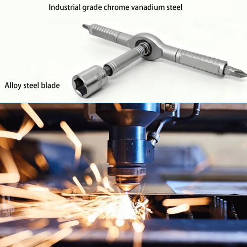 Tournevis de type T en acier chromé avec plusieurs 1