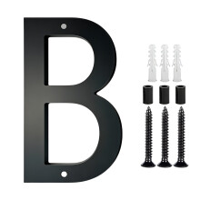 Modern Door Plate Numbers Address Sign Acrylic Floating House-B