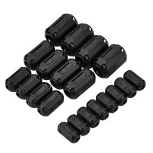 35Pcs Universal Clip On Ferrite Rings Toroidal Cores Ferrite