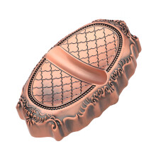 Retro Floral Engraving Sewing Pin Cushion Magnetic Metal-Honggu
