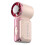 Outdoor draagbare draagbare digitale ventilator Oplaadbare-roze 1