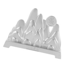 Metalen bergbeelden Bergbeeldjes Sculptuur-zilveren berg
