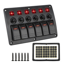 Waterproof LED Light Car Panel for Universal Vehicles 12-24V Circuit Control