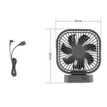 90-Faltventilator, 5000-mAh-Akku, USB-Timer