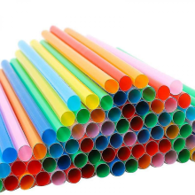 300pcs 10.3in Jumbo Straws Smoothie Straws Milkshake Straws Extra Wide Extra Long Assorted Bright