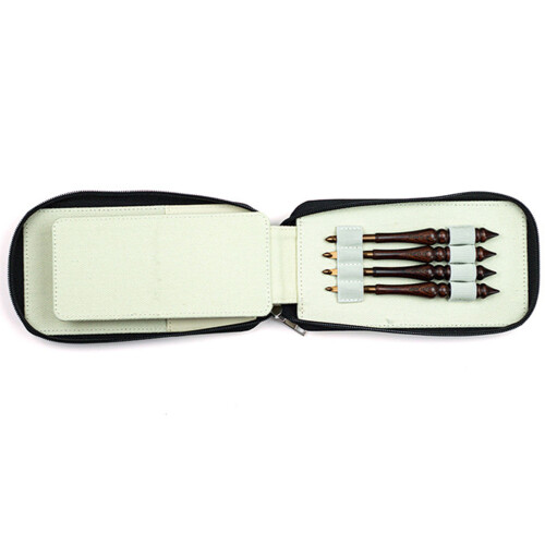 Ergonomic Grip Crochet Needle Wood Handle Crochet Hook for