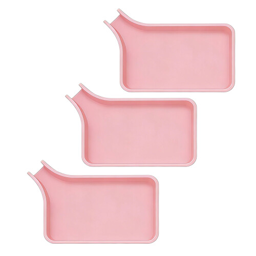 Multicolor Plastic Sorting Tray Container Great For DIY-Pink