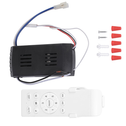 Ensemble de télécommande sans fil pour ventilateur de plafond, 6