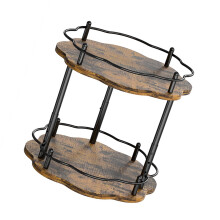 Multipurpose 360 Rotating Wooden Tray Ideal for-plum bossom