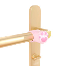 Protective Silicone Door Knob Cap Set Of 6 Door Handle-Pink