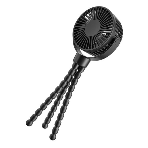 Flexibel einstellbarer Positionsventilator mit-Schwarz