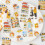 30 Sheets Cartoon Journaling Sticker Waterproof PET-E1 2