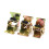 Pack of 4 Identity Locking Bending Hinges-Colored zinc plating 7