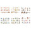 30 Sheets Cartoon Journaling Sticker Waterproof PET-E1 6