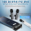 3 in 1 Wireless Lavalier Microphone Compatible with iPhone, iPad, Android, Camera,12-Hour 2