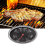BBQ Grill Lid Thermometer Heat Indicator Replacement Master 5