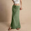 Women's color drawstring elastic waist multi-color-Gray XXL 6