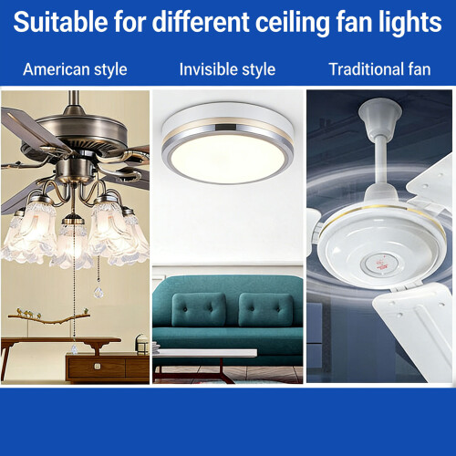 Ensemble de télécommande sans fil pour ventilateur de plafond, 6 1
