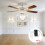 Ensemble de télécommande sans fil pour ventilateur de plafond, 6 5