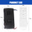 Ensemble de télécommande sans fil pour ventilateur de plafond, 6 6