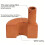 Handcrafted Ceramic Moisture Spikes For Even Wetness In 4