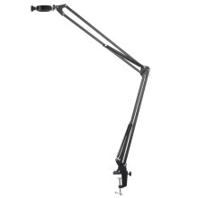 Juego de Soporte de Mesa con Brazo Ajustable para FotografíA para CáMara de Microscopio de VíDeo Digital, Soporte de Brazo de Tijera