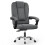 (Grey) Ergonomic Office Chair Reclining PU Leather 2
