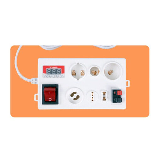 E27 B22 E14 Lamp Bulb Tester, LED Light Voltage Power Quick Test Box, Fast Testing with Power Display US PLUG 1