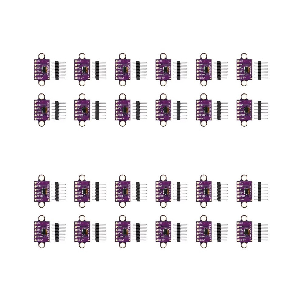 24Pcs Vl53l0x V2 Laser Distance Measuring Sensor Module -Of-Flight Distance Measurement With Serial And Pwm Output 6032218100719