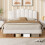 4ft6 Double Premium Velvet Upholstered Bed Frame 9