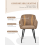 (Coffee, Set of 4) GOEURVANT Dining Chairs 10