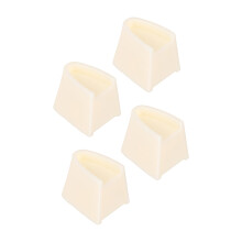 4pc Plastic Fan Speed And Light Dimmer Knobs Easy Twist-Beige