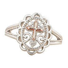 Ring aus Zinklegierung im Barockstil, elegantes Fingerzubehör