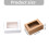 60 Count Small White Gift Boxes highlighting Viewing Window-N 4