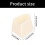 4Pcs Smooth Operating Dimmer Knobs Replacement Perfect-White 4