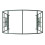 Garden Sanctuary Multifunctional Iron Garden Arch 6