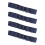 4Pcs Elastic Band Pencil Clip Multipurpose-Navy Blue 1