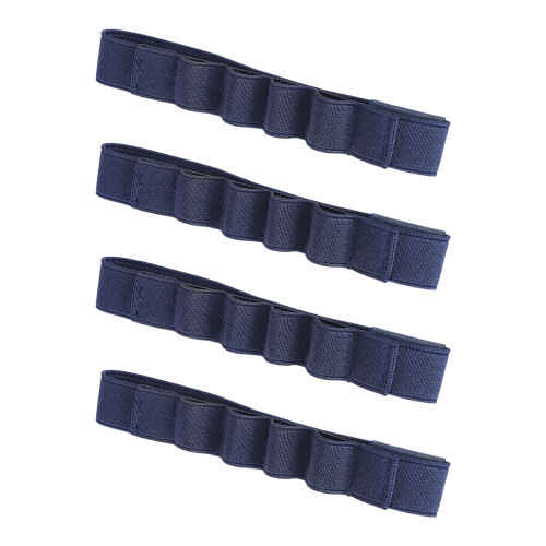 4Pcs Elastic Band Pencil Clip Multipurpose-Navy Blue