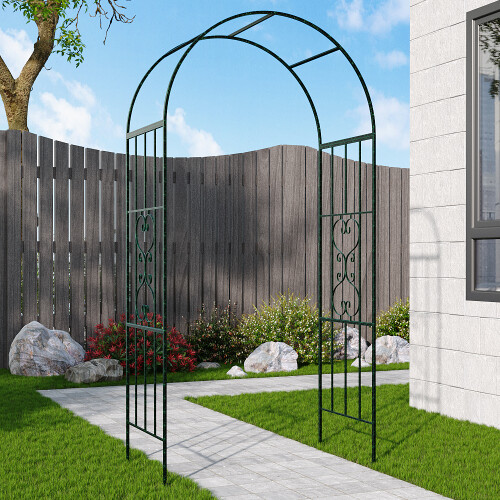 Garden Sanctuary Multifunctional Iron Garden Arch 1