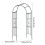 Garden Sanctuary Multifunctional Iron Garden Arch 7
